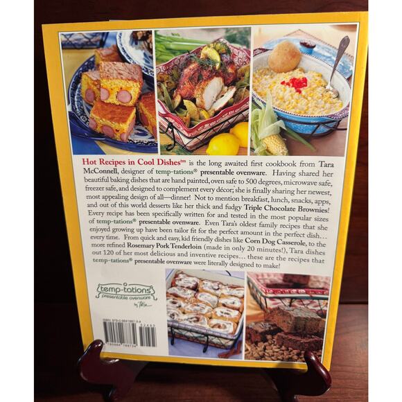 Hot Recipes in Cool Dishes by Tara McConnell Paperback 2010 QVC TEMPTATIONS - Picture 2 of 9